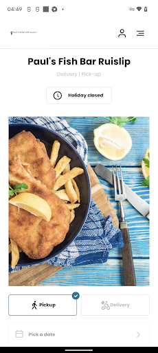 Android application Paul's Fish Bar Ruislip screenshort
