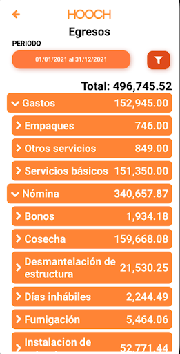 Hooch Analytics Screen 3