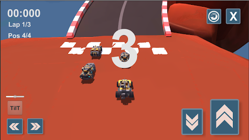 Android application SpaceCar Racer screenshort