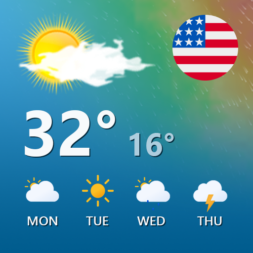 Weather US: Radar & Widget  Icon