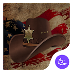 Cover Image of Télécharger American Cowboy Style theme &  APK