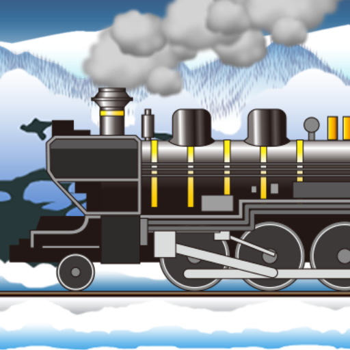 Steam locomotive choo-choo Logo