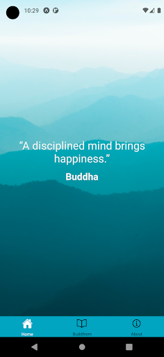 Android application Buddhist Quotes For Every Day screenshort
