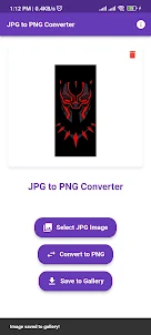 JPG To PNG Converter