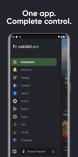 nzb360 - Sonarr / Radarr / SAB / Torrents and more screen 0