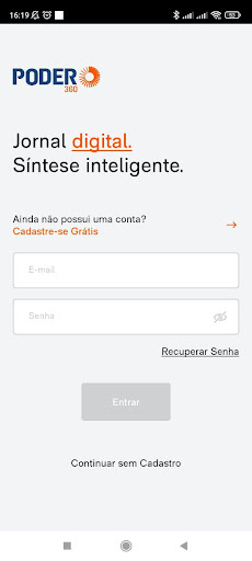Android application Poder360 screenshort