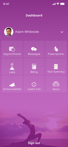 Android application ECHO Medical screenshort
