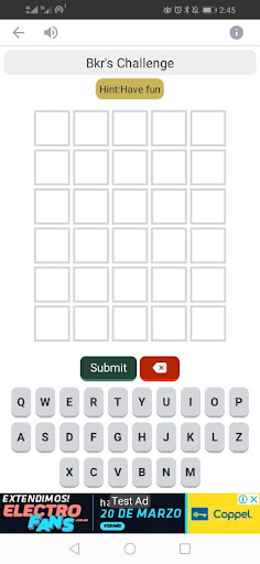 Daily Word Challenge Screen 3