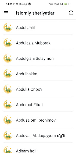 Islomiy sheriyatlar Screen 3