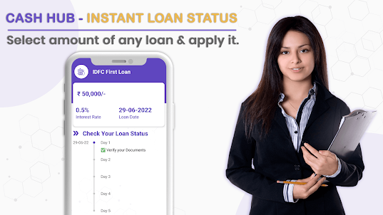 Cash Hub - Instant Loan Status