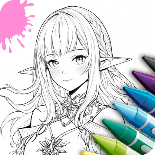 Cute Coloring Anime Art Download on Windows