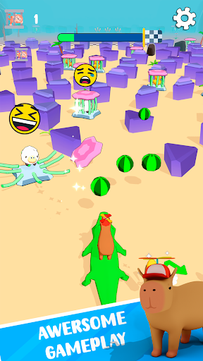 Android application Capybara&Runner screenshort