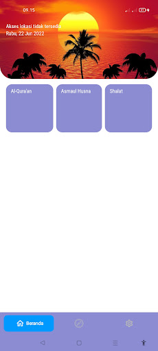 Android application Al-Qur'an screenshort