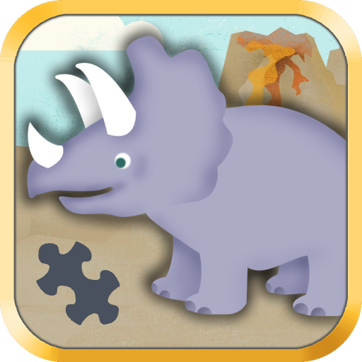 아이들을 위한 공룡 게임귀여운 공룡/기차 조각그림퍼즐 Windows에서 다운로드
