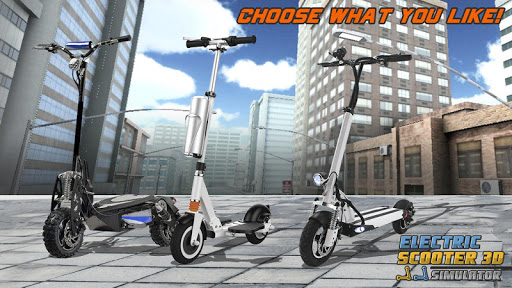 Android application Electric Scooter 3D Simulator screenshort