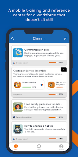 Android application TalentCards screenshort