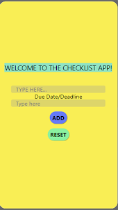 My Checklist app by Vanya