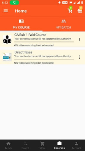 Android application ICAN Academy screenshort