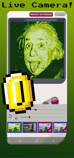 Android application Gameboy Retro Camera Filter screenshort