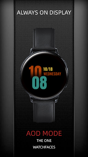 Flat Spruce Green For Wear OS Screen 3