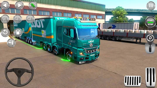 Euro City Delivery Truck 3D