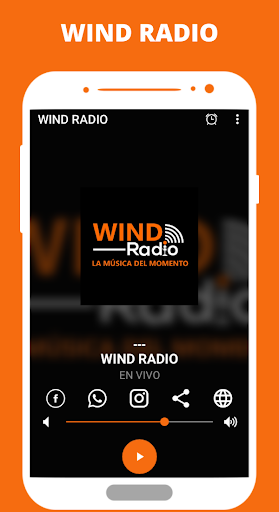Android application Wind Radio screenshort