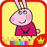 Pepy Pig Coloring for Kids icon