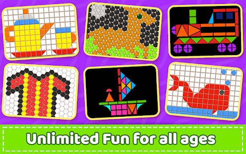 Mosaic Puzzles Art Game - Block Beads Hex Puzzle