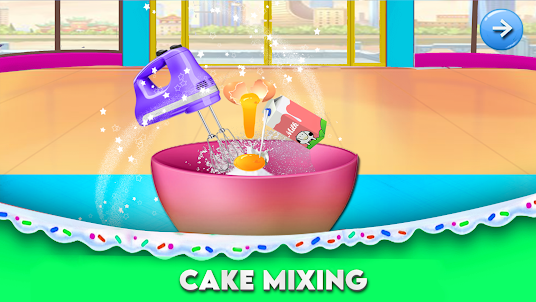 ケーキメーカーの調理 シェフゲーム