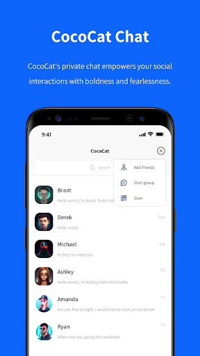 Android application CocoCat screenshort