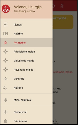 Valandų liturgija Screen 2