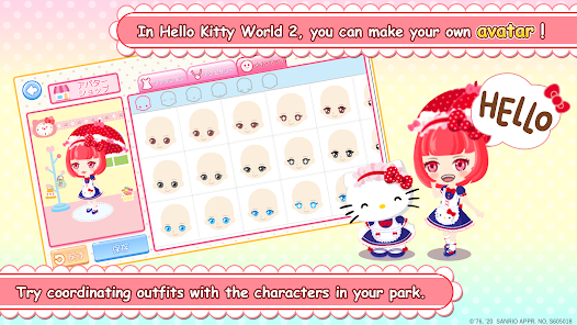 Hello Kitty World 2 Sanrio Kawaii Theme Park Game screenshots apk mod 3