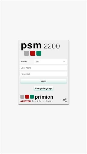Android application psm2200 Mobile screenshort