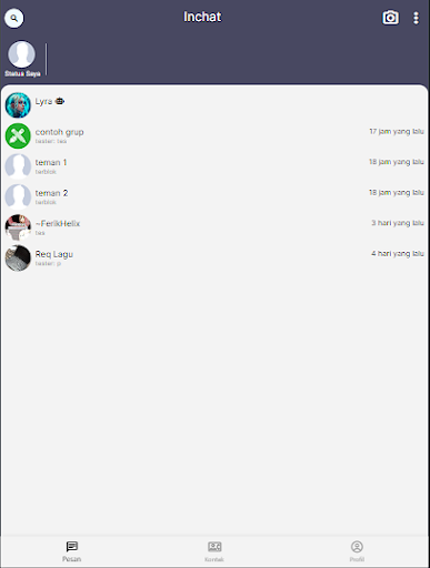 Inchat Screen 3