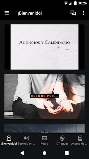 Android application Espiritu y Verdad screenshort