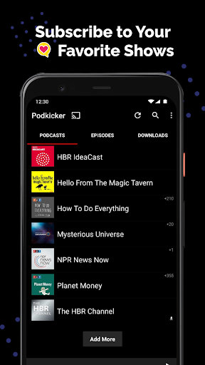 Podkicker - Podcast App Player 1