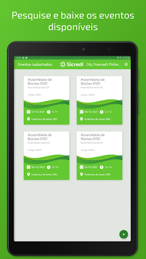 Android application Sicredi Pertencer screenshort