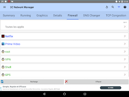 3C Network Manager Captura de pantalla