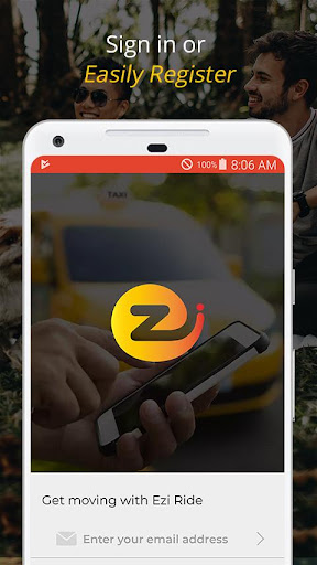 Android application Ezi Ride screenshort