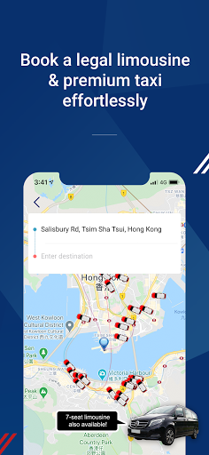 Android application SuperCab - Taxi hailing screenshort