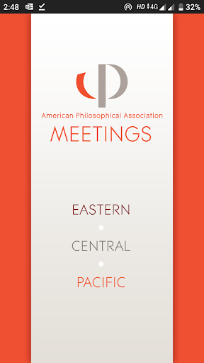 Android application APA Meetings 2024 screenshort
