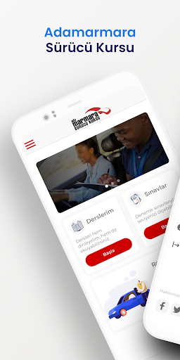 Android application Adamarmara Sürücü Kursu screenshort