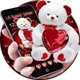 Cute Teddy Bear Love Theme icon