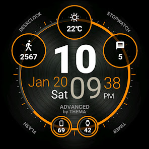 Captura 9 Advanced Watch Face android