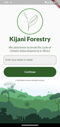 Android application Kijani Forestry screenshort