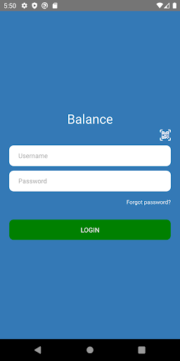 Android application Balance mobile screenshort