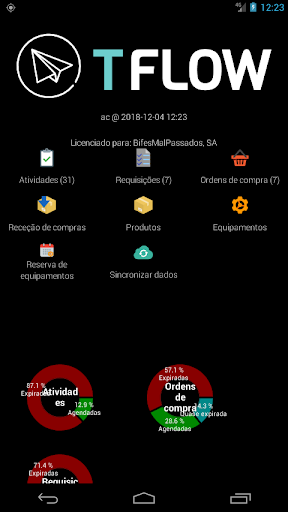 Android application T.Flow Android screenshort
