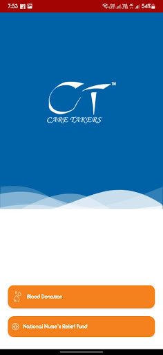 Android application CareTakers screenshort
