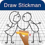 How to Draw a Stickman icon