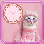 Cover Image of 下载 Glamour Pink Clock  APK